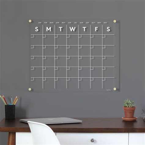 Year Calendar Dry Erase Board